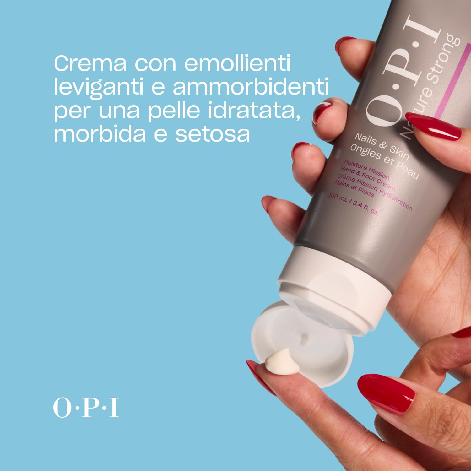 Thumbnail 3 de OPI Nature Strong Moisture Mission Crema Mani e Piedi al burro di karité, pelle nutrita e idratata (100 ml o 250 ml)