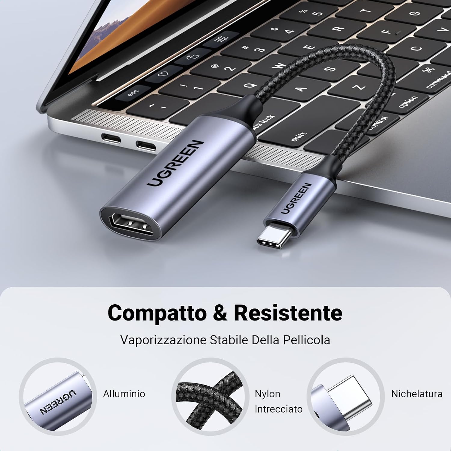 Thumbnail 6 de UGREEN Adattatore USB C a HDMI 10 cm