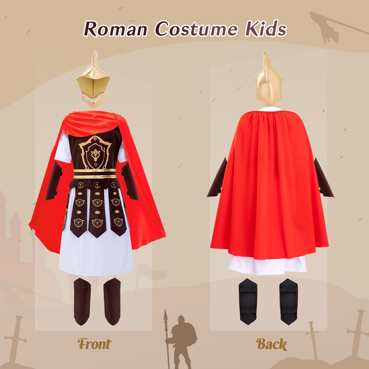 Thumbnail 5 de WIKITOT Roman Costume Kids