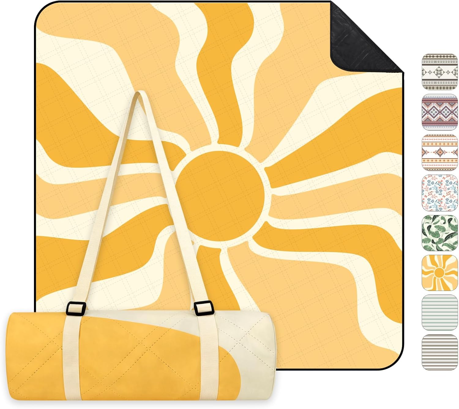 Detalle de Sekey Coperta Picnic Impermeabile 200x200 cm – comoda, resistente e versatile per all’aperto
