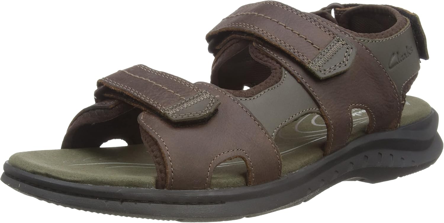 Thumbnail 5 de Clarks Walkford Walk sandale sport en cuir souple pour homme