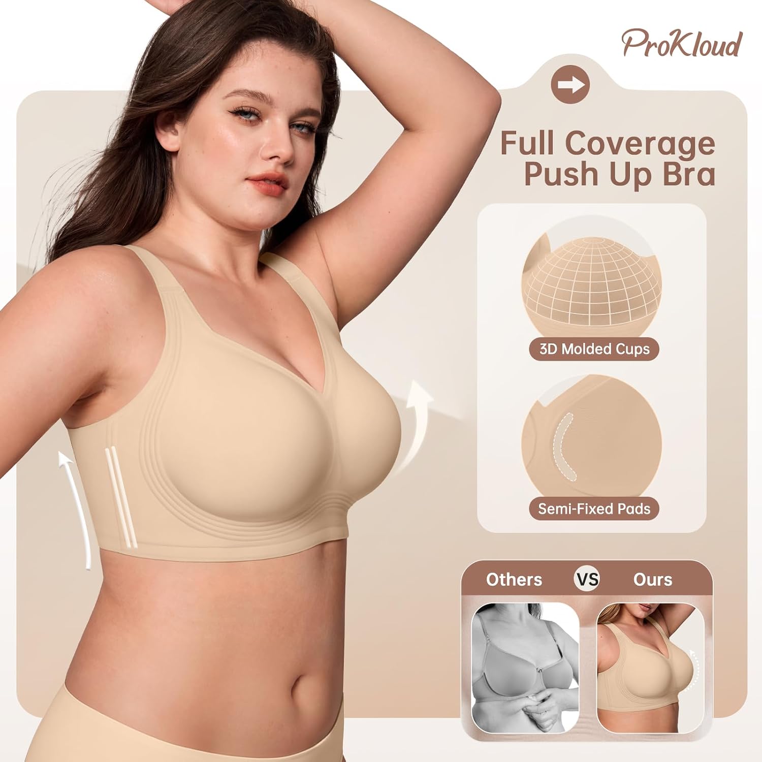 Thumbnail 2 de ProKloud Jelly Bra Wireless Full Coverage