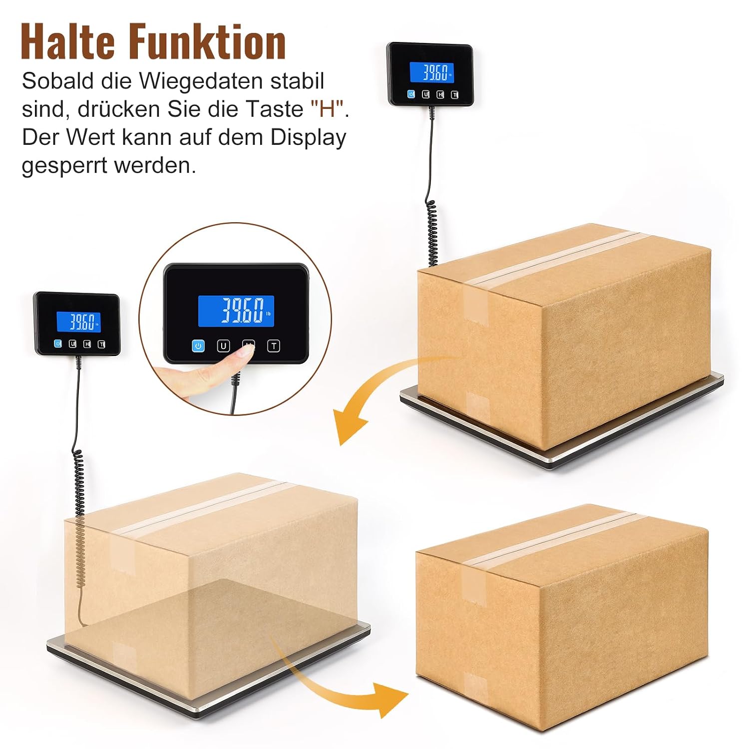 Detalle 2 de Miseyo Paketwaage 300 kg/20 g