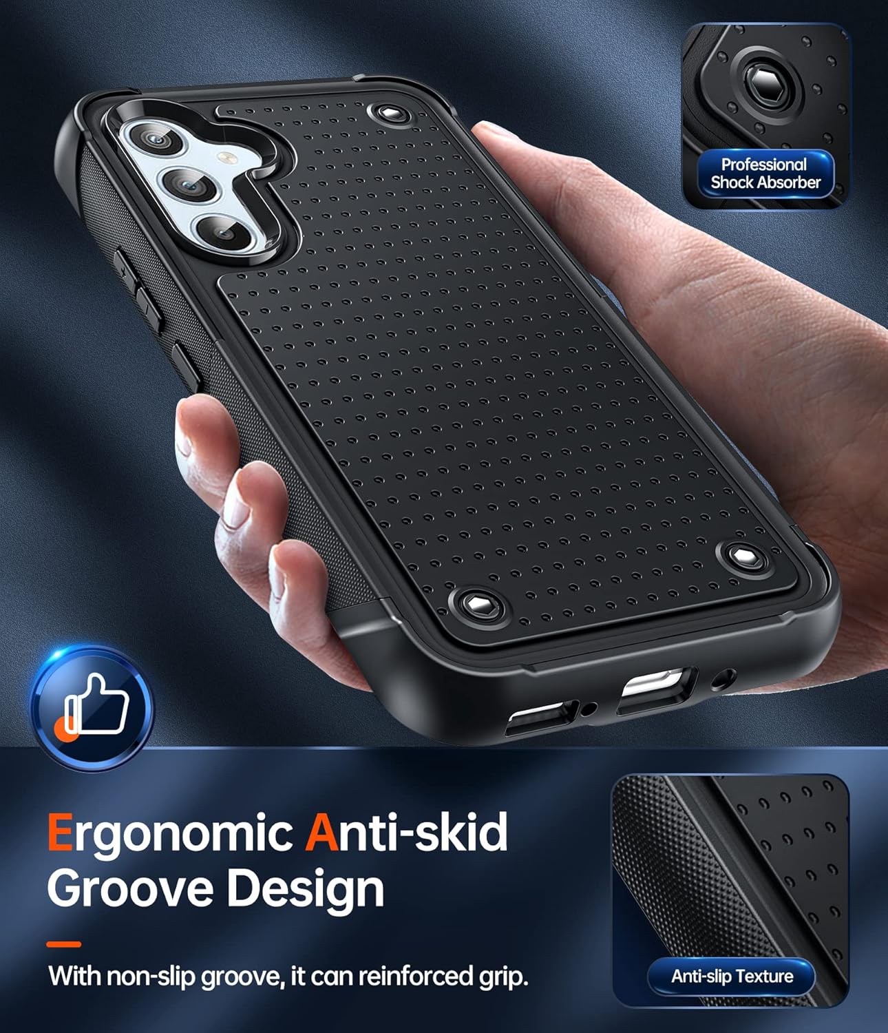 Thumbnail 2 de LeYi Armour Case for Galaxy A54 5G