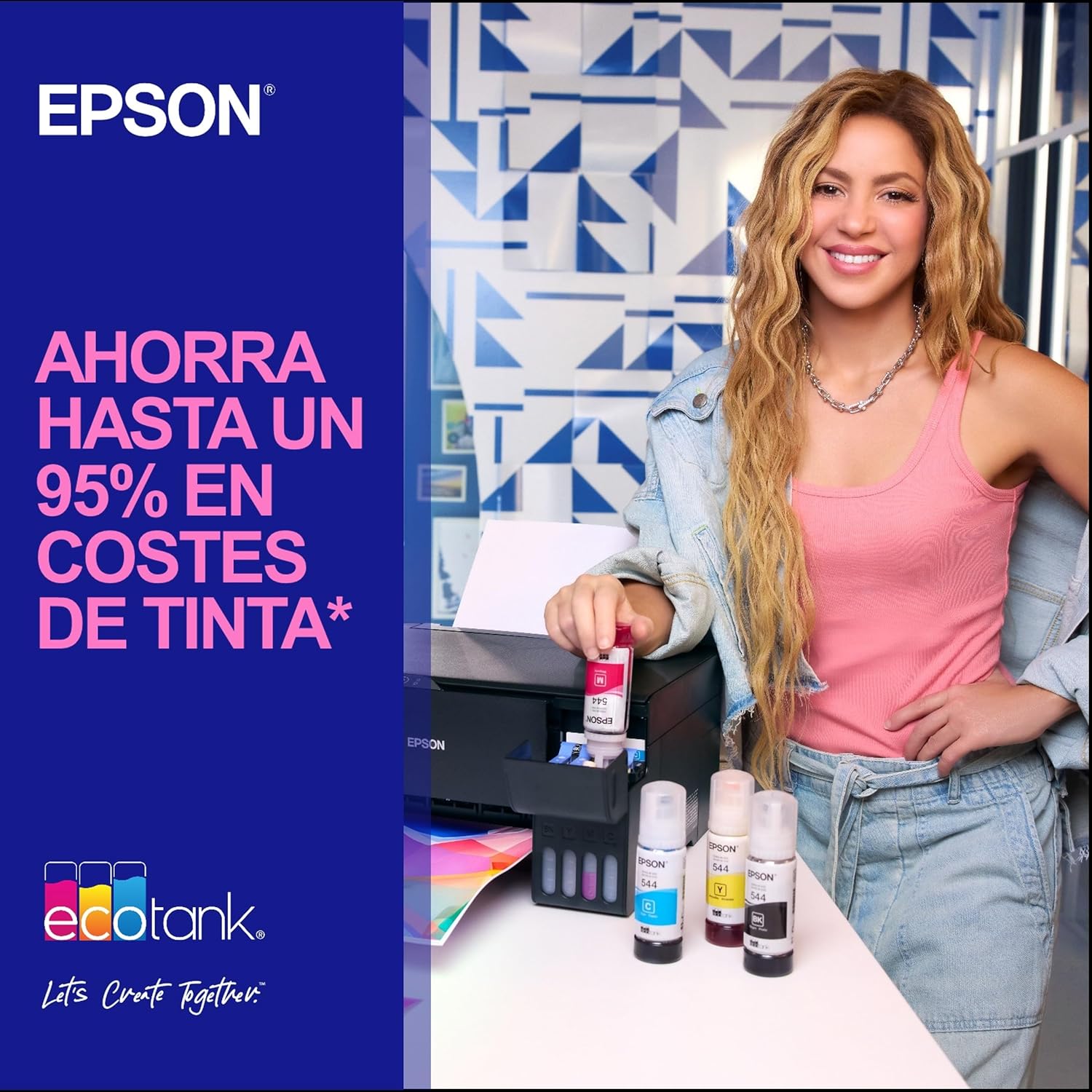 Detalle 1 de Epson EcoTank ET-2862: Impresora Multifunción A4 Wi-Fi 🖨
