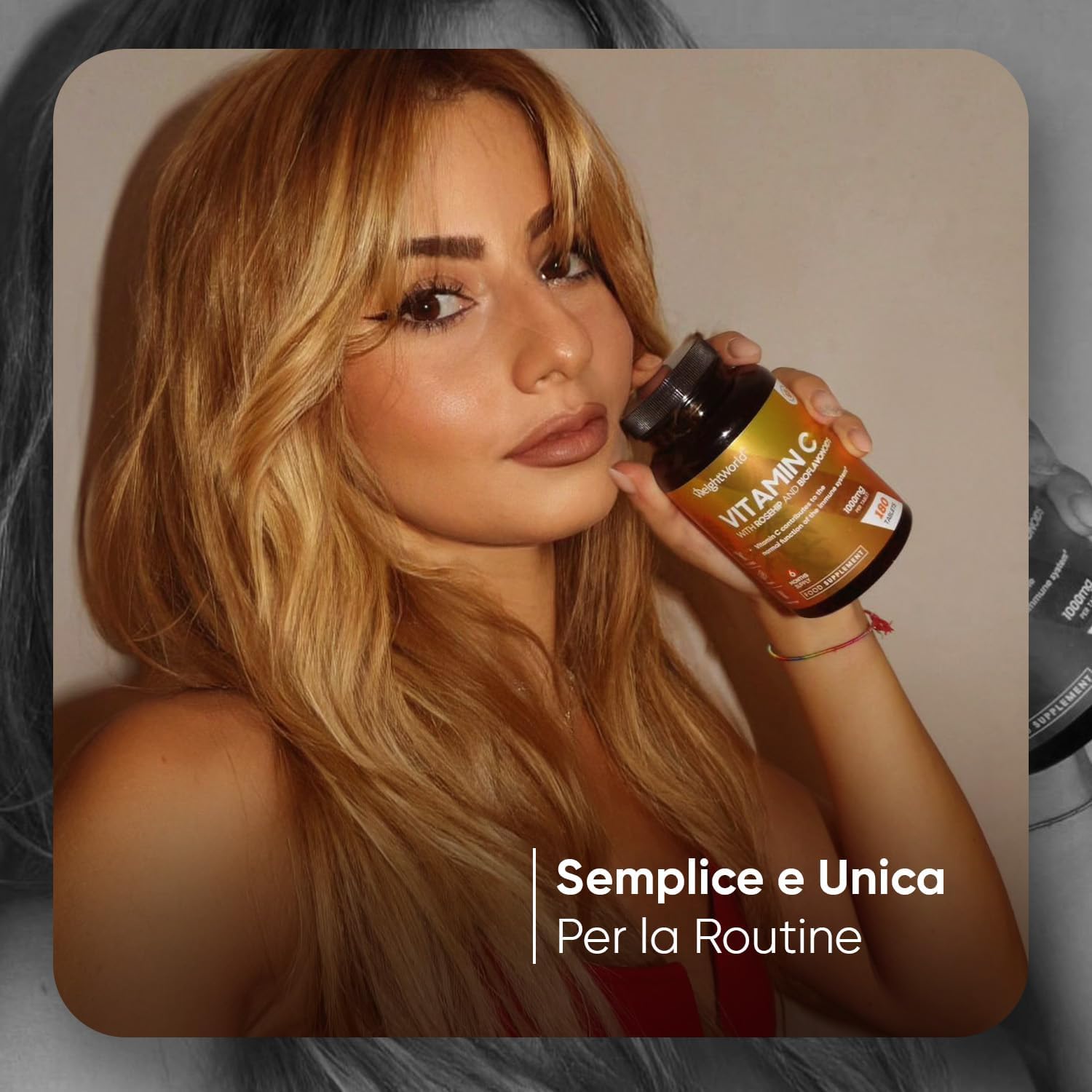 Thumbnail 3 de Vitamina C 1000mg vegana 180 compresse — integratore 🍊