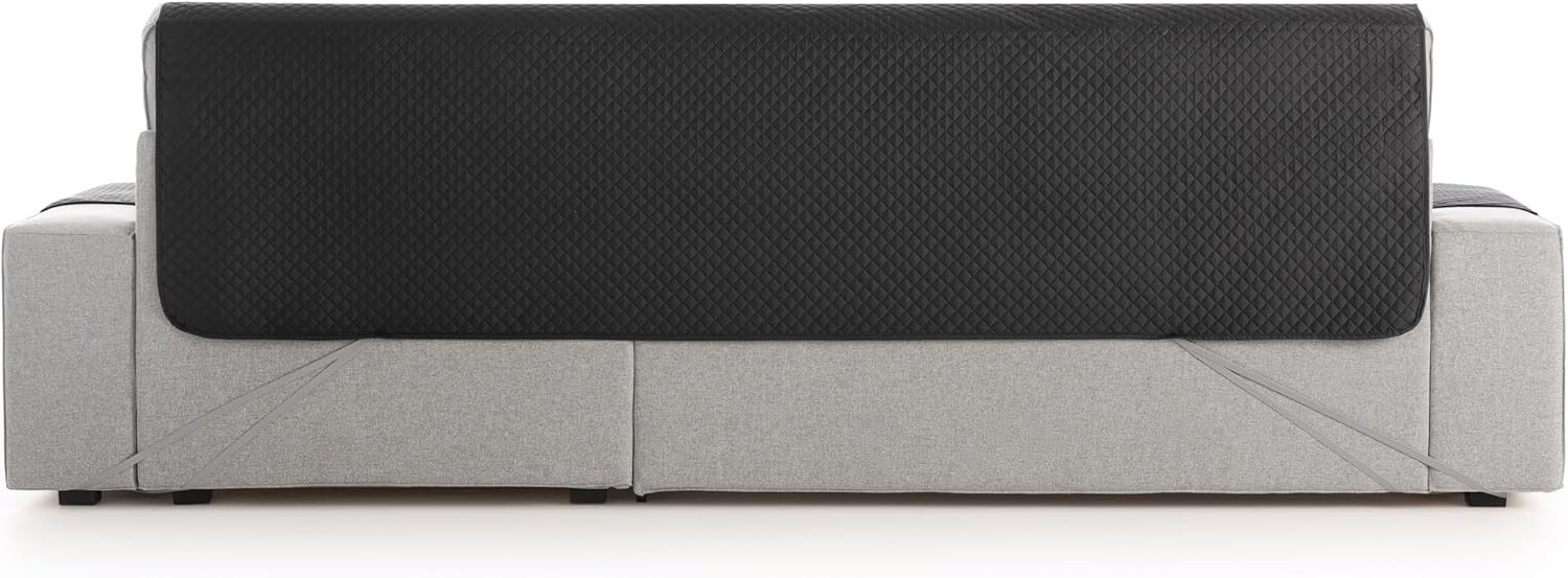 Thumbnail 2 de Textilhome Funda Sofa Adele Chaise Longue 240cm 🛋️ Negro