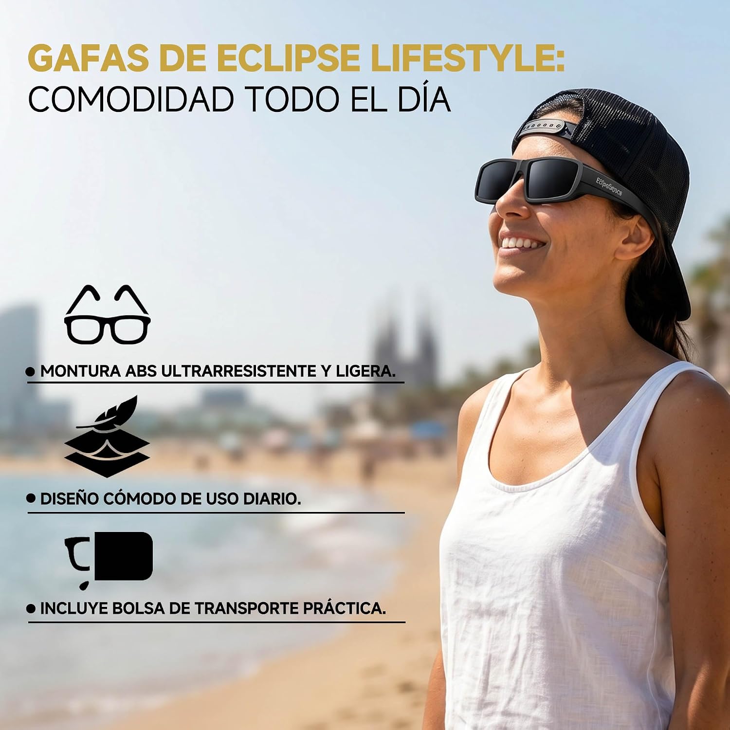 Thumbnail 5 de EclipseSpecs Premium Plástico: Gafas solares para eclipses certificados CE EN ISO 12312-2