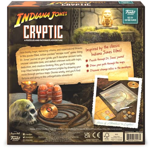Detalle 2 de Indiana Jones Cryptic Board Game 🎲