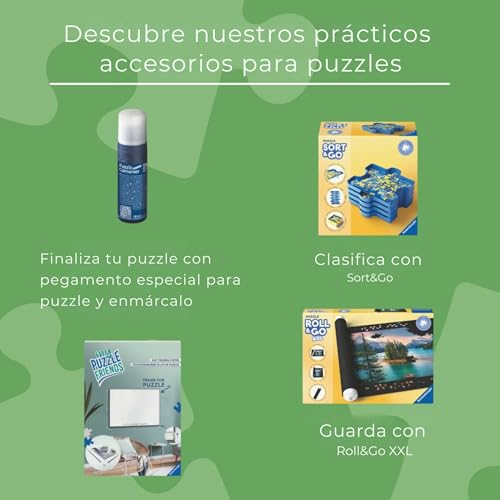 Thumbnail 7 de Ravensburger Tapete Puzzle New Roll Your Puzzle Board: guarda rompecabezas de 300 a 1500 piezas con tubo enrollable