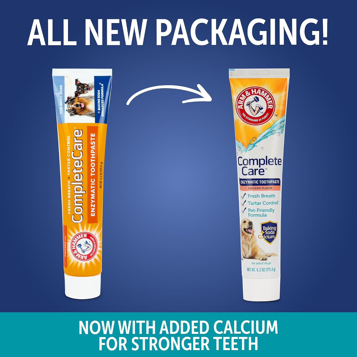 Detalle 2 de ARM & HAMMER コンプリートケア 酵素犬用歯磨き粉 チキン風味・重曹・カルシウム配合 6オンス