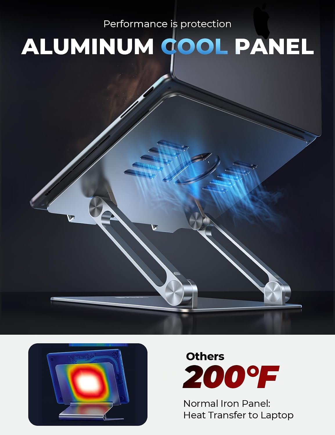 Thumbnail 4 de Lamicall Adjustable Laptop Stand 10-17"