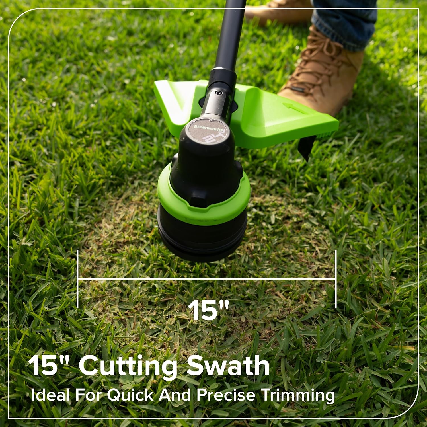 Thumbnail 6 de Greenworks Cordless String Trimmer 24V