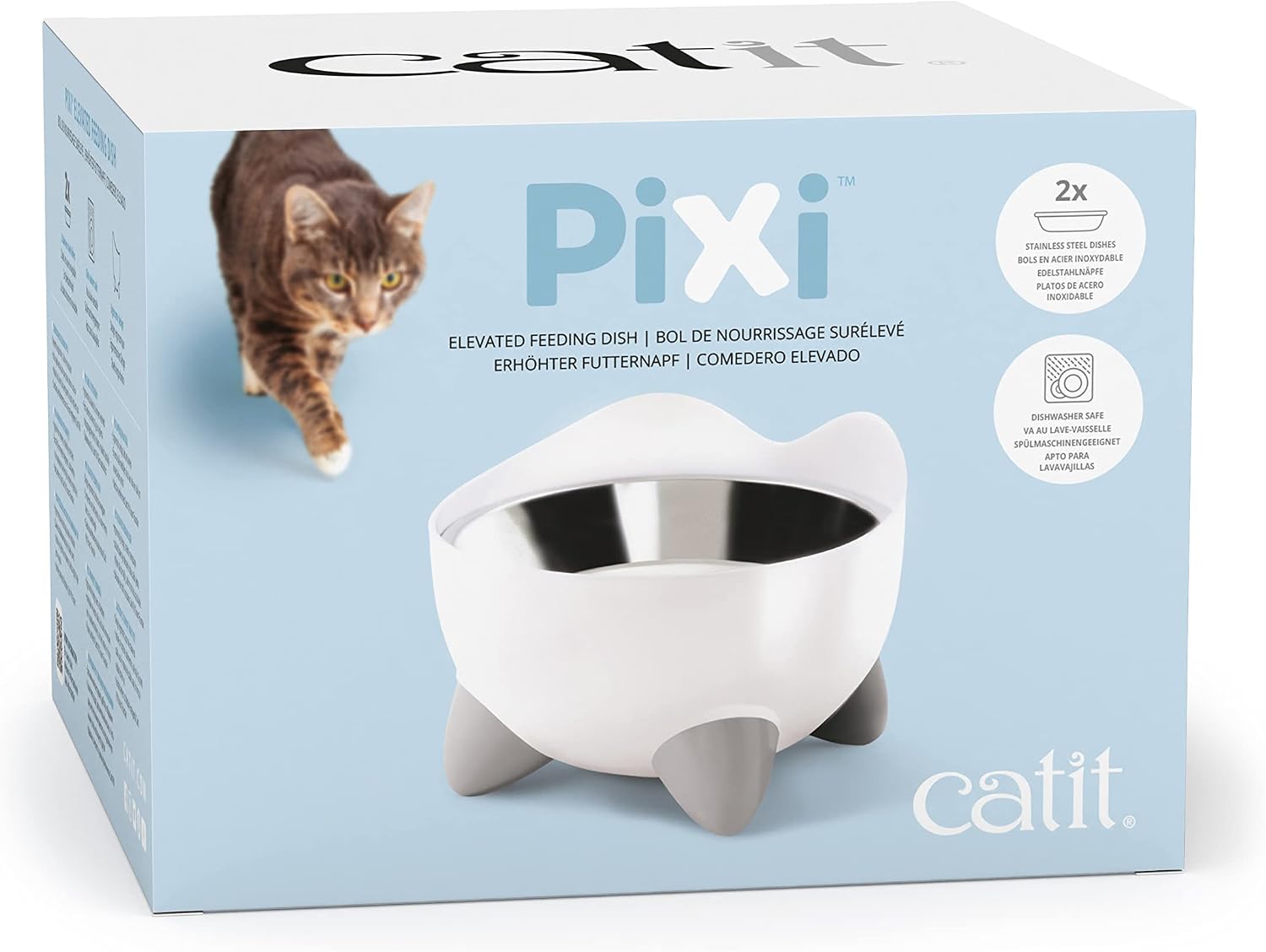 Detalle 2 de Catit Pixi elevated feeding dish 200ml