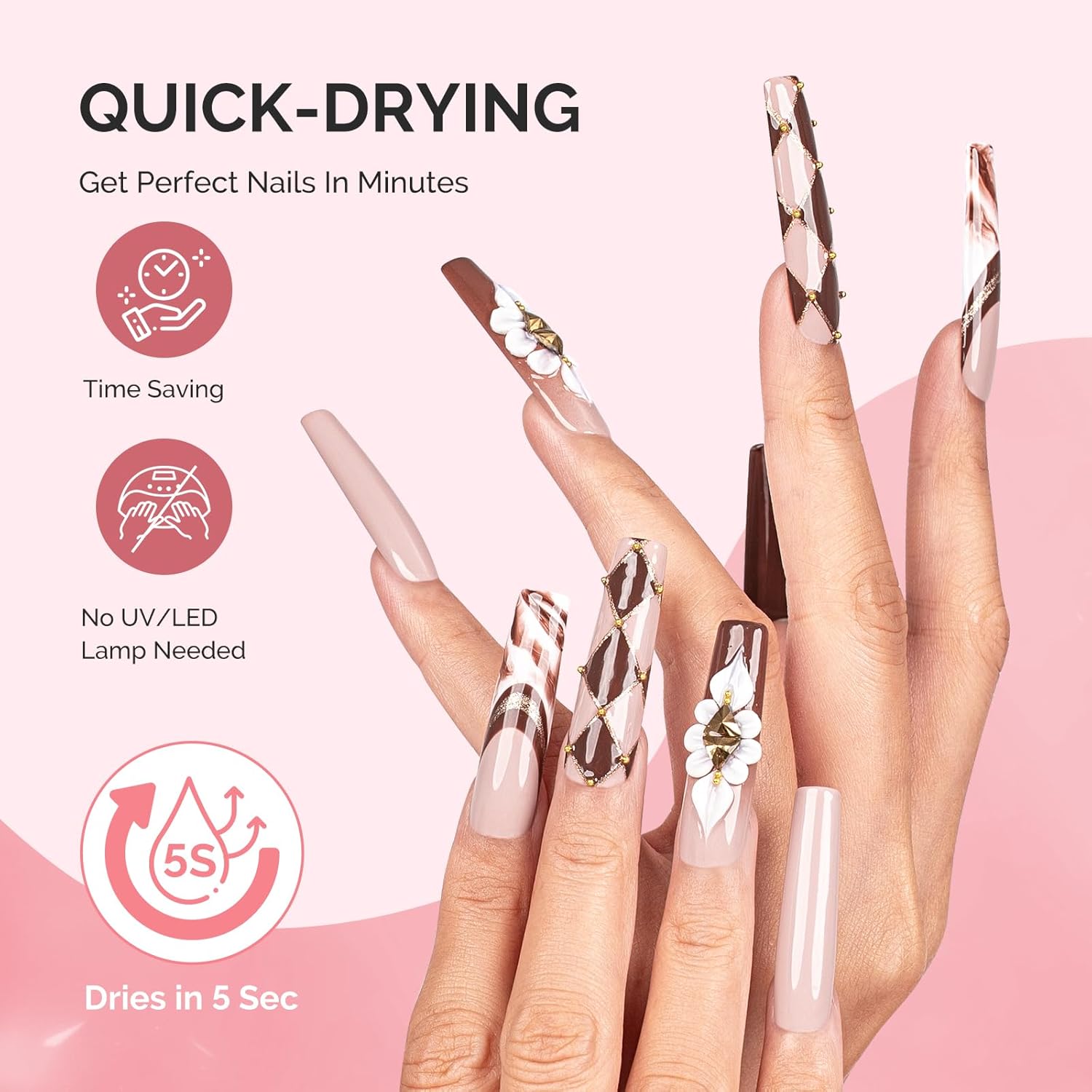 Thumbnail 3 de Melodysusie Brush-On Nail Glue 10ml 💅
