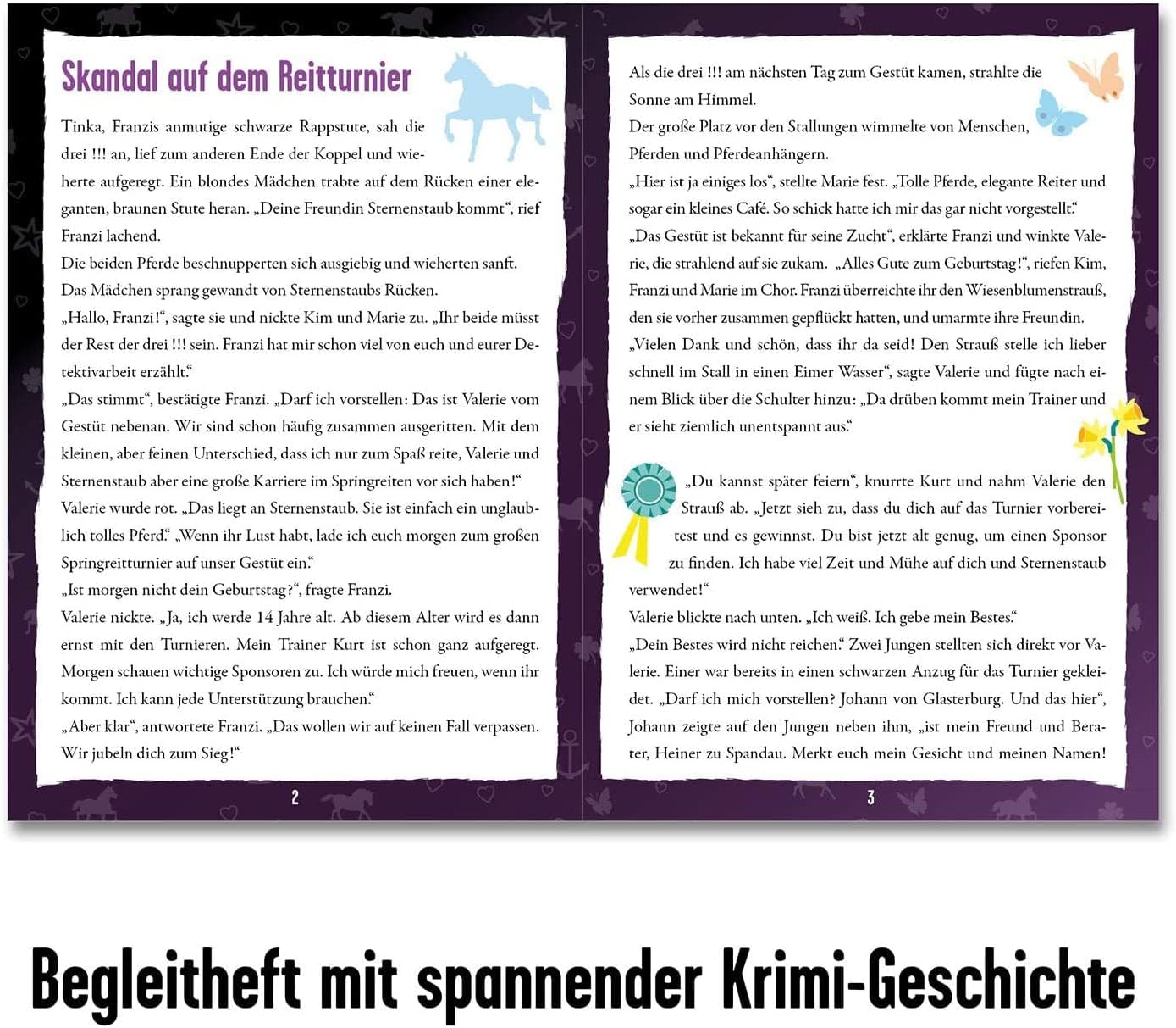 Detalle de Krimi Puzzle Die Drei Skandal 200 Teile