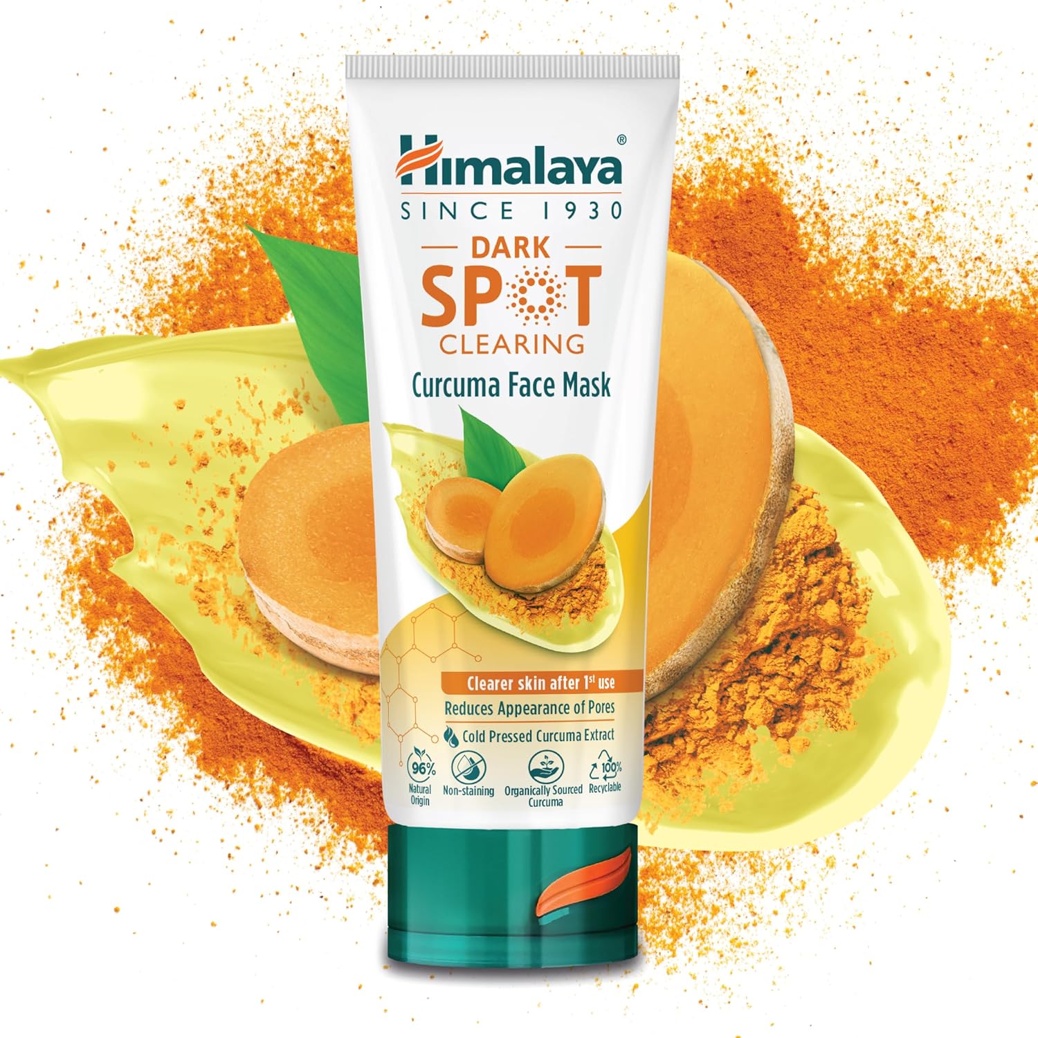 Detalle de Himalaya Maschera alla curcuma per eliminare le macchie scure e ridurre i pori – 75ml