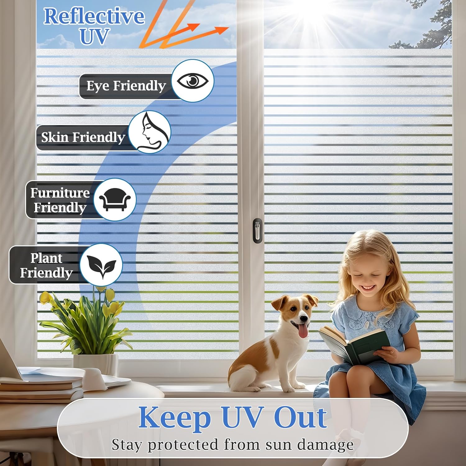 Thumbnail 1 de Lifetree Window Film Privacy 44.5 x 200cm