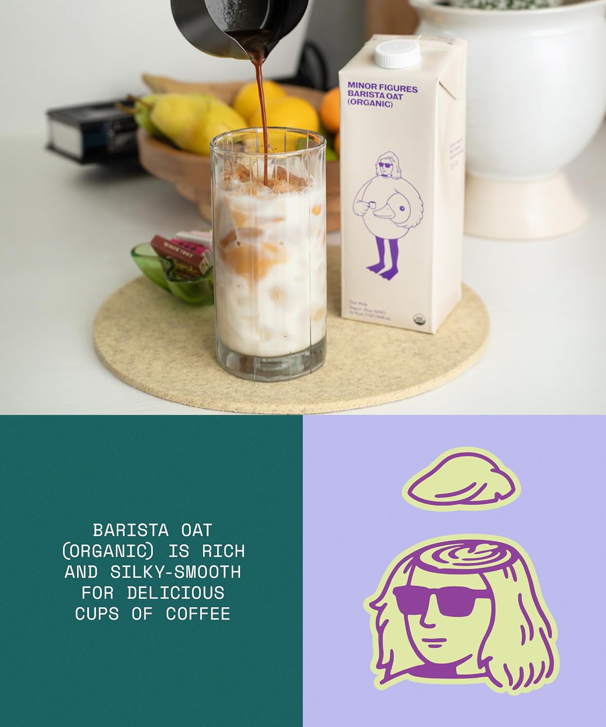 Thumbnail 4 de Minor Figures Barista Oat (Organic) – 1L x 6 Cartons