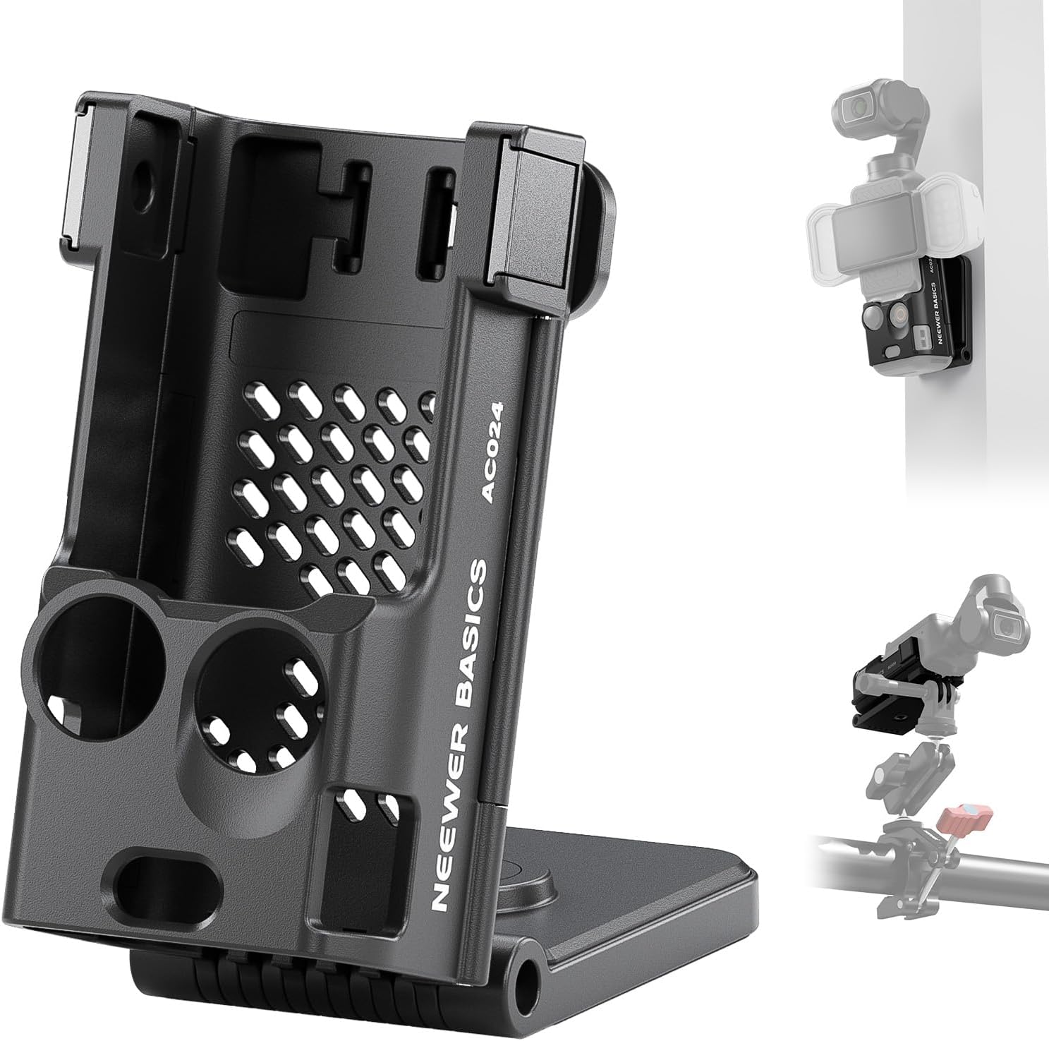 Detalle de NEEWER Basics AC024 Magnetische Halterung für DJI Osmo Pocket 3 – kompakt, flexibel und zuverlässig