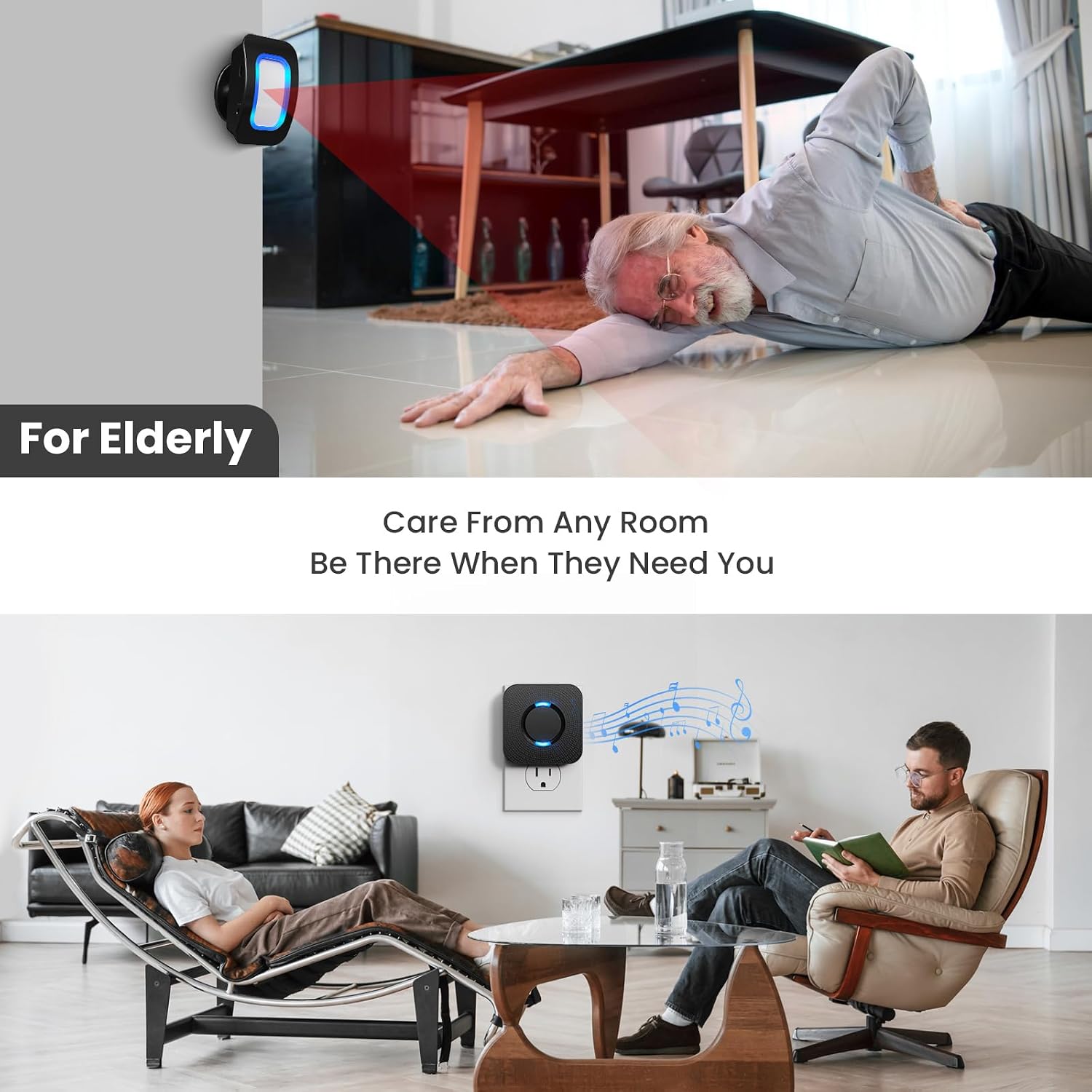 Detalle de Wireless Motion Sensor Alarm System, 500-Foot Range