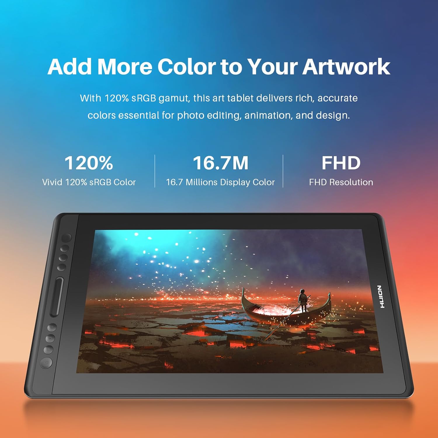 Detalle de HUION KAMVAS Pro 16 15.6-inch Pen Display