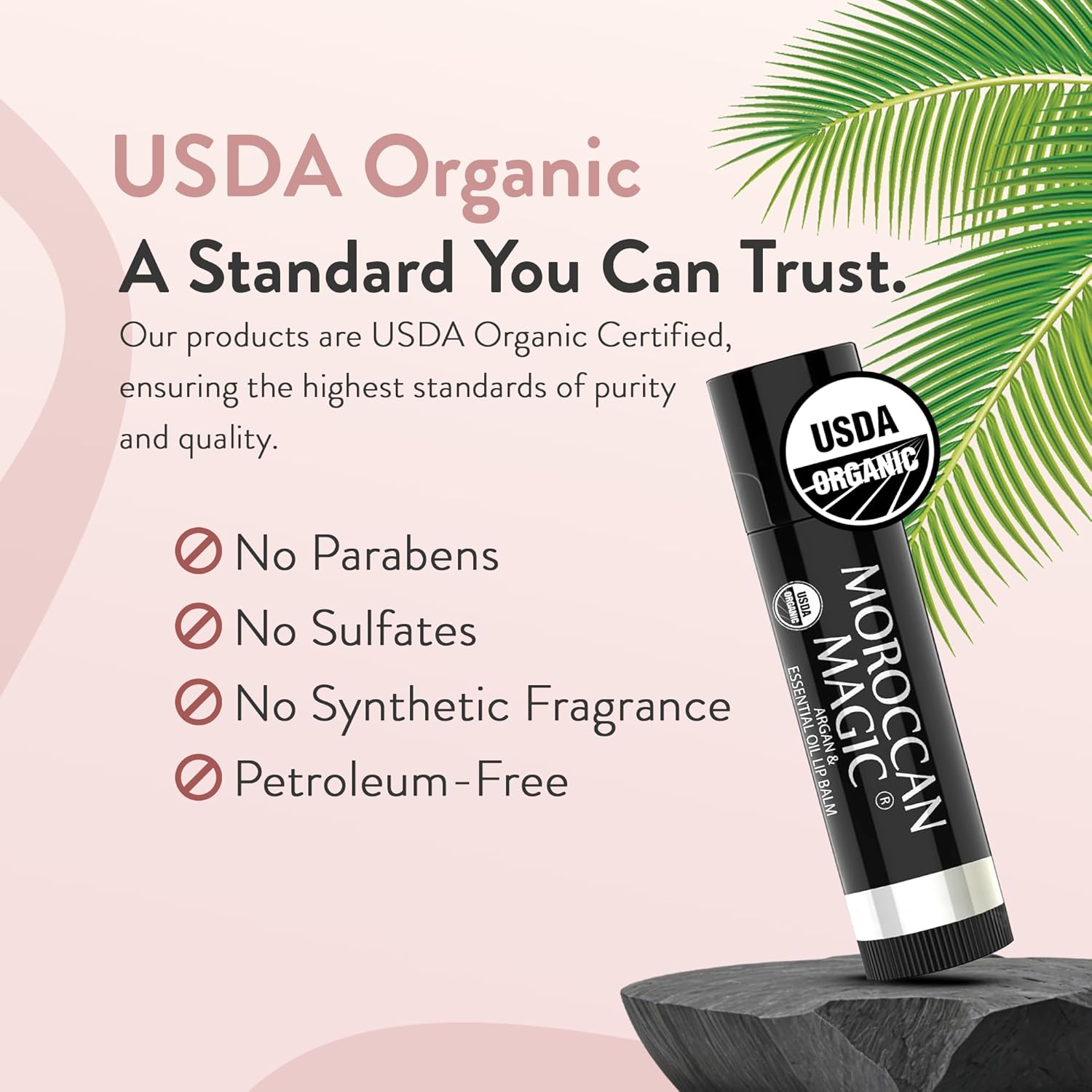 Detalle 2 de Moroccan Magic Organic Coconut Lip Balm 3-Pack