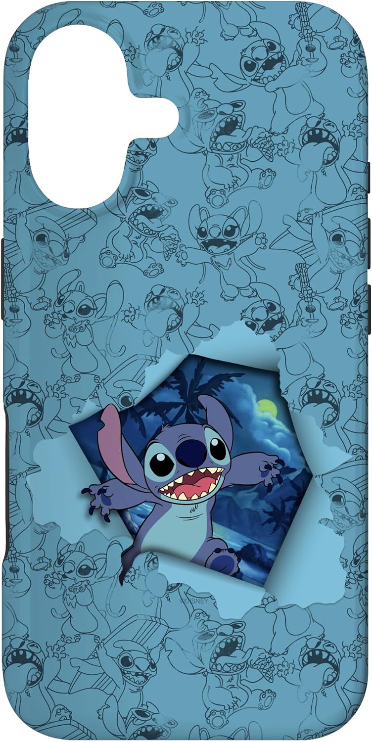 Detalle de Disney Lilo & Stitch Carcasa iPhone 17 Tropical