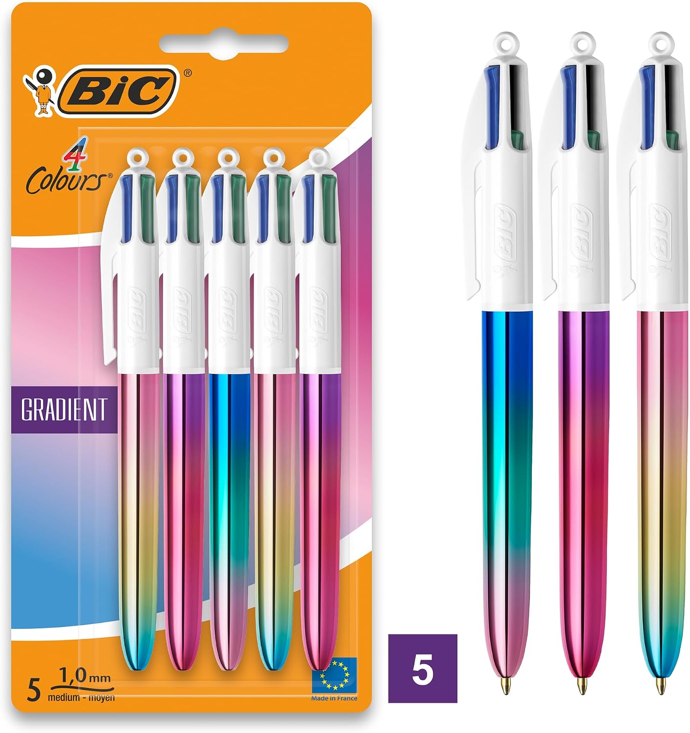 Detalle de BIC Kugelschreiber Set 4 Farben Gradient