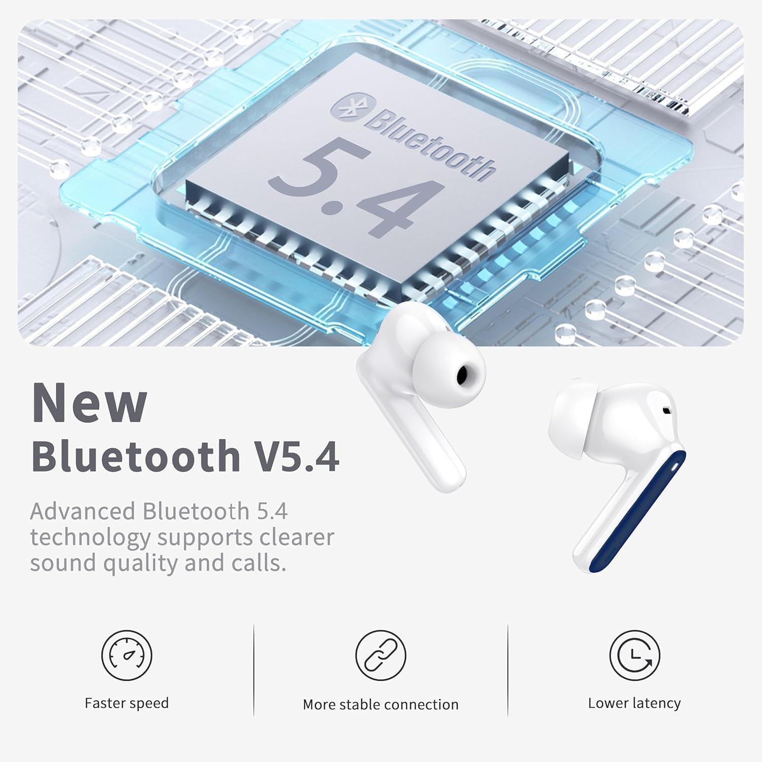 Thumbnail 3 de Bluetooth In-Ear Kopfhörer A97 (Bluetooth 5.3) mit 4-Mic-ENC, bis zu 40 h Spielzeit und IP7 Wasserschutz