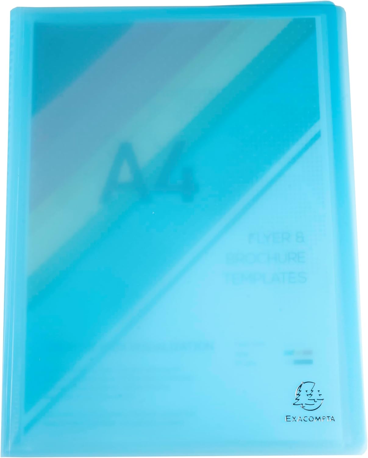 Thumbnail 2 de Exacompta Chromaline Pastel – Paquet de 5 protège-documents A4 (40 pochettes, 80 vues, 24 x 32 cm)