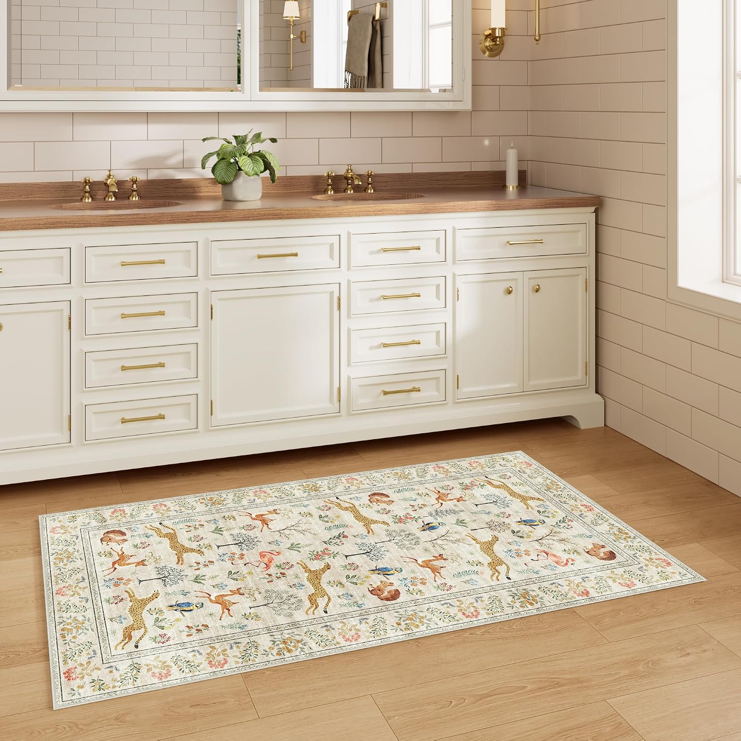 Thumbnail 6 de DUKINO 2x4 Washable Runner Rug