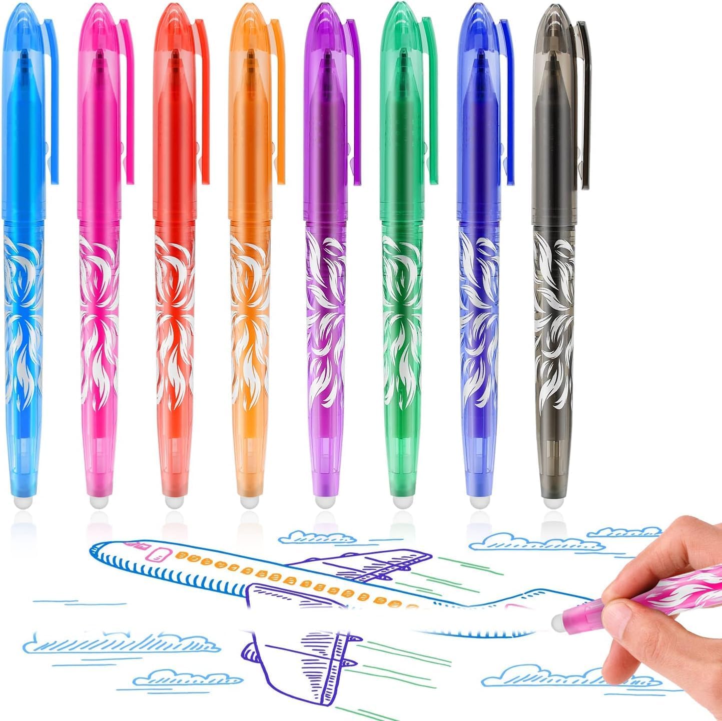 Thumbnail 2 de Numbudh 8 stylos gel effaçables 0,5 mm 🖊️