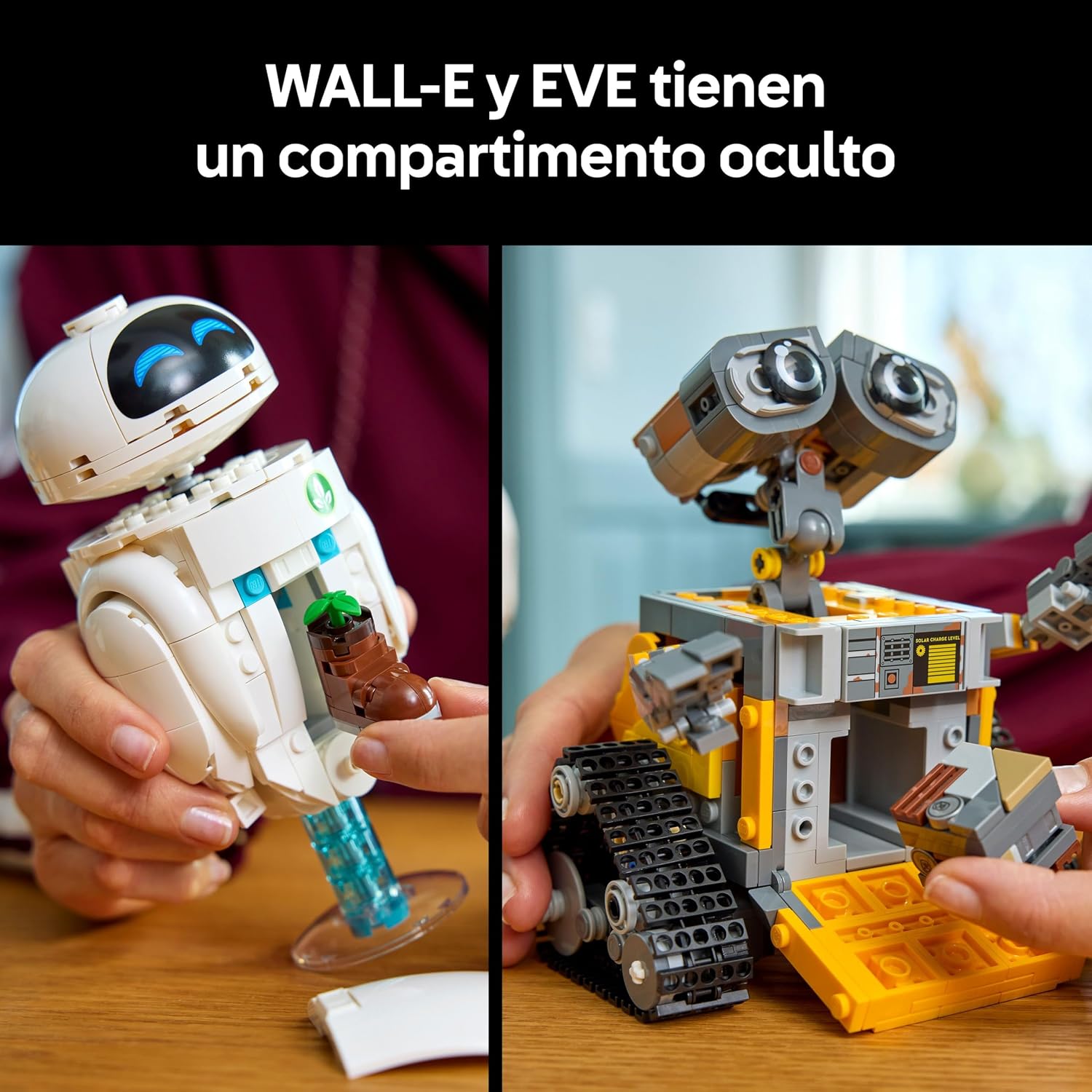 Detalle de LEGO Disney Pixar Wall-E y Eve 43279