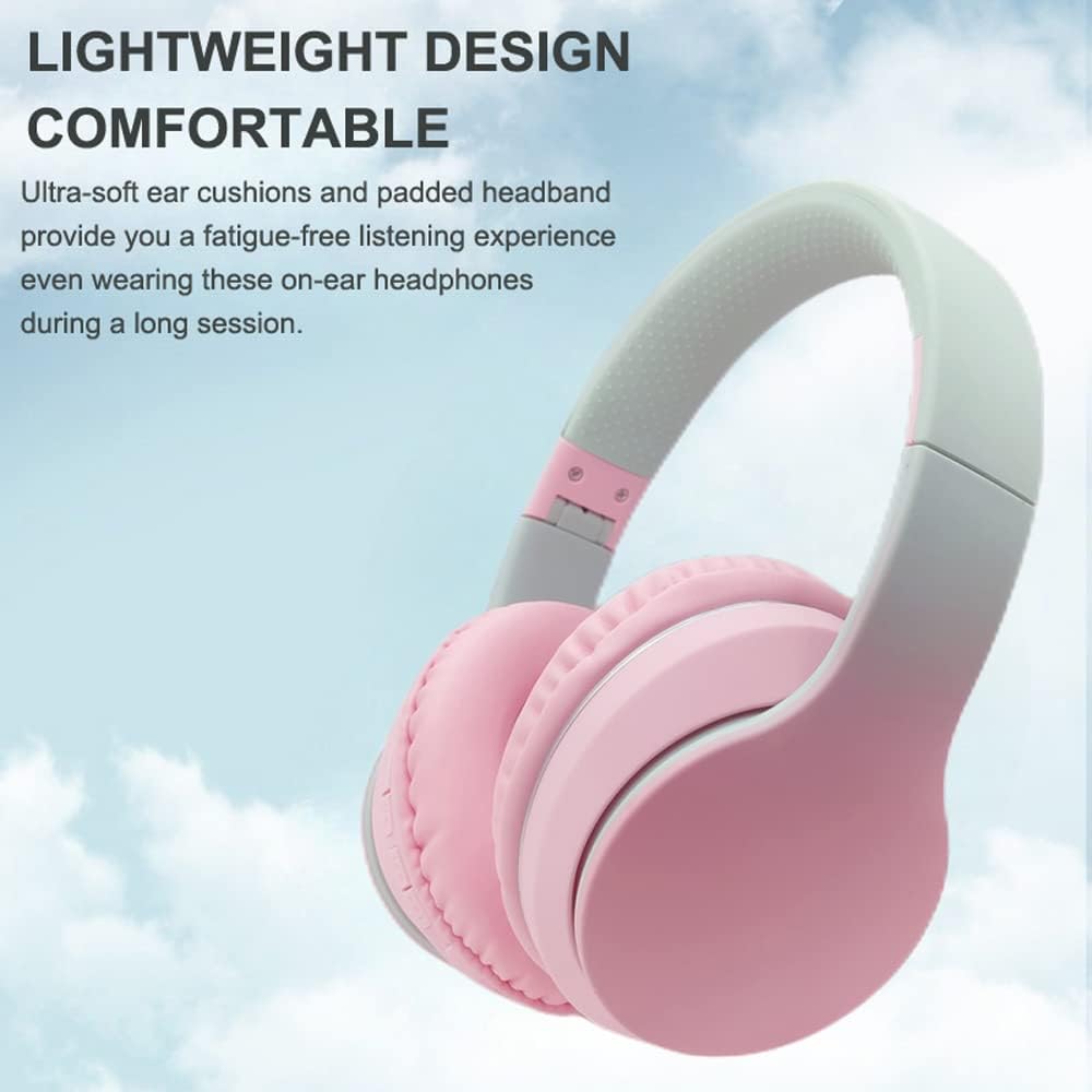 Thumbnail 2 de Usoun Cuffie Wireless Over-Ear per bambini con Bluetooth 5.1 e microfono, rosa