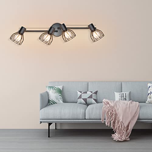 Thumbnail 8 de Dehobo Lámpara de techo 4 focos E14, 40 W máximo