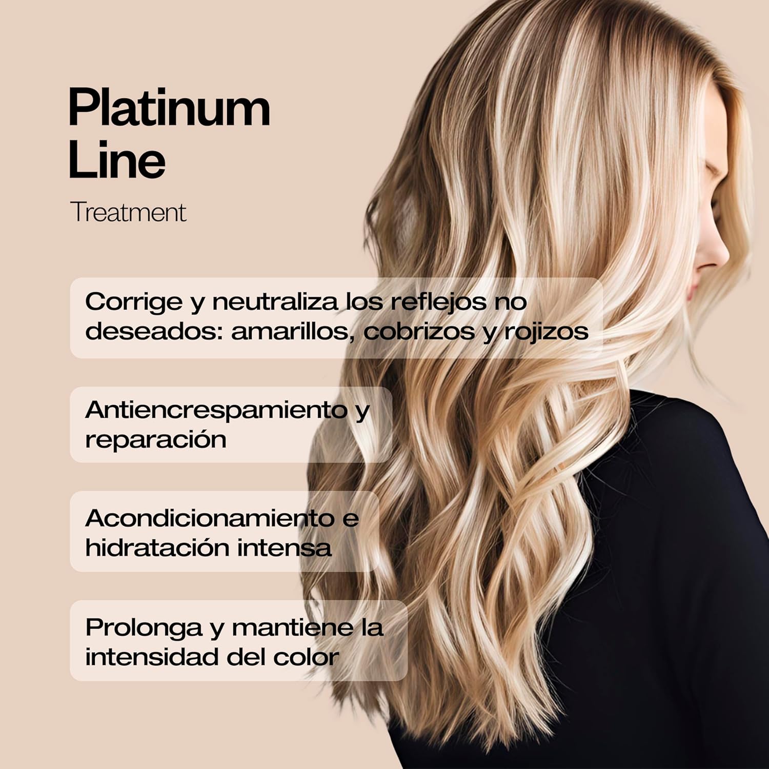 Detalle 2 de Abril et Nature Platinum Champú Profesional, para Cabellos Rubios 💜