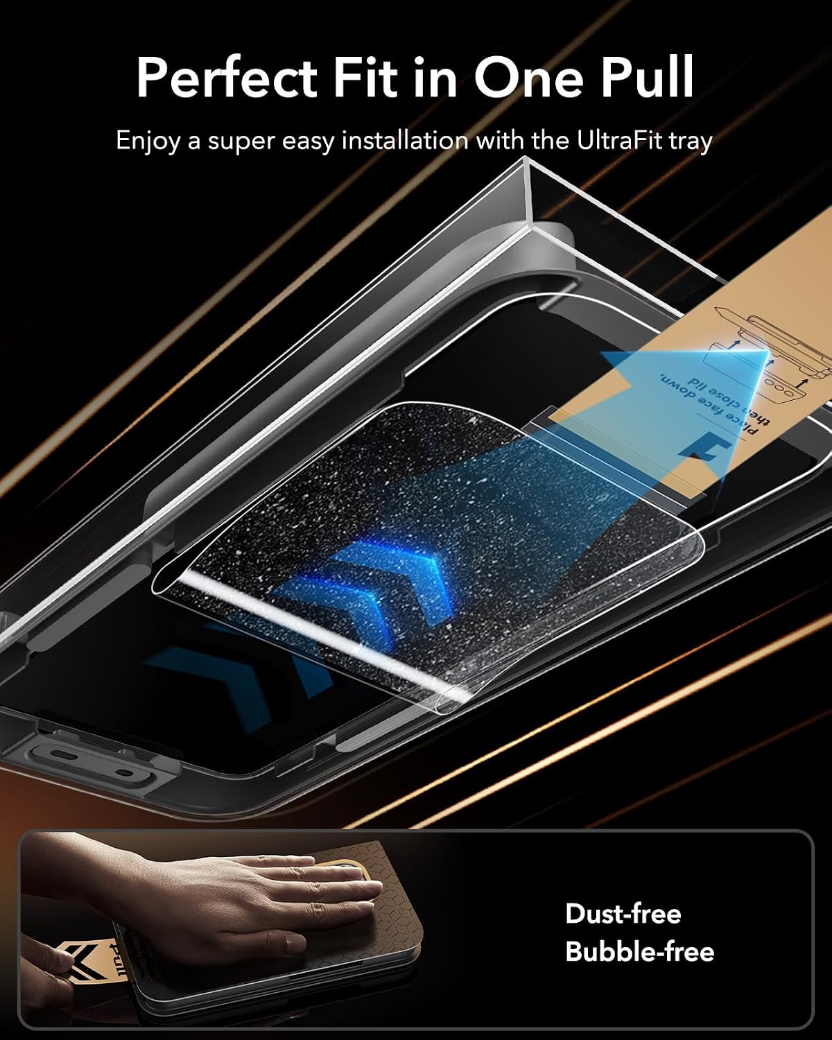 Thumbnail 4 de ESR 3‑Pack Screen Protector Galaxy S26 Ultra