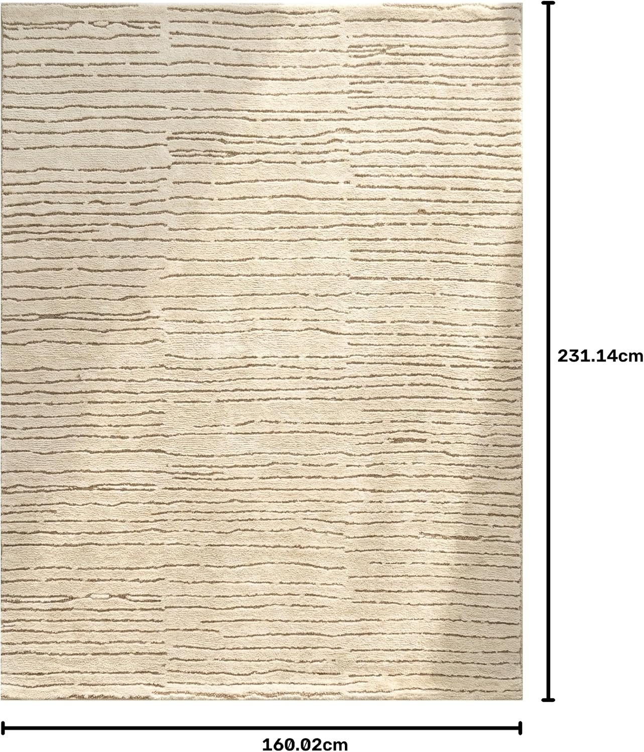 Detalle 2 de Rug Branch striped area rug 5' x 8