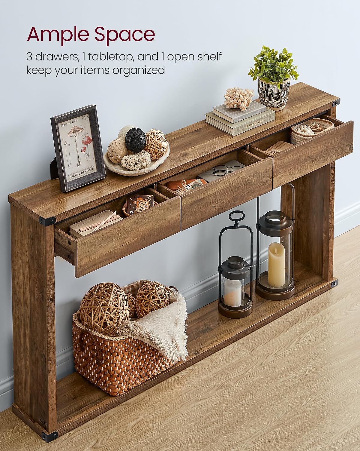 Detalle 2 de VASAGLE Console Table, 47.2-Inch