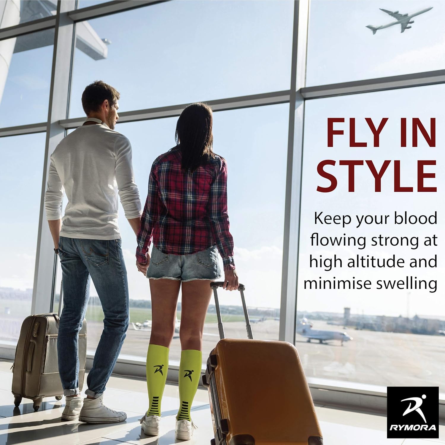Thumbnail 5 de Rymora Compression Socks for Men and Women – for Sports, Running, Work & Flying