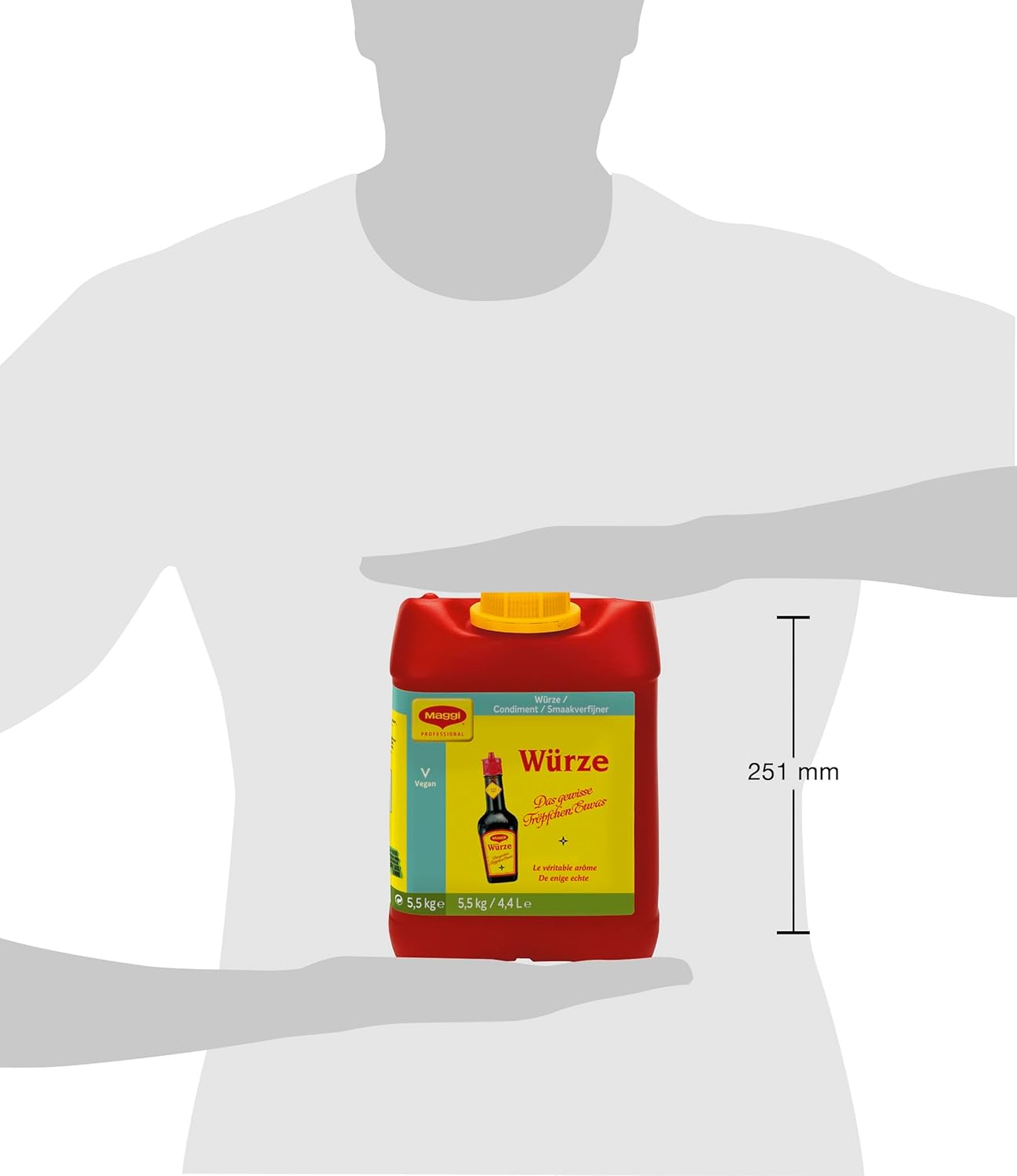 Detalle de MAGGI Professional Würze vegan – universell einsetzbar, 5,5 kg Kanister