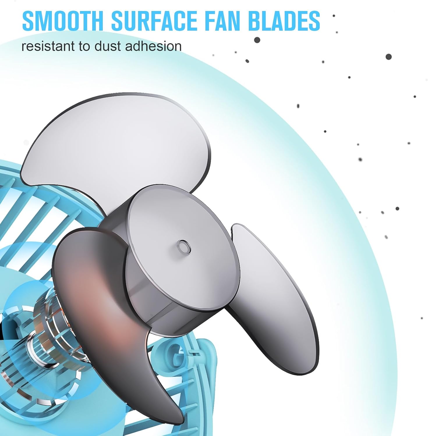 Thumbnail 6 de HONYIN Mini USB Clip Fan review: compact 2-in-1 clip and desk fan with 720° rotation