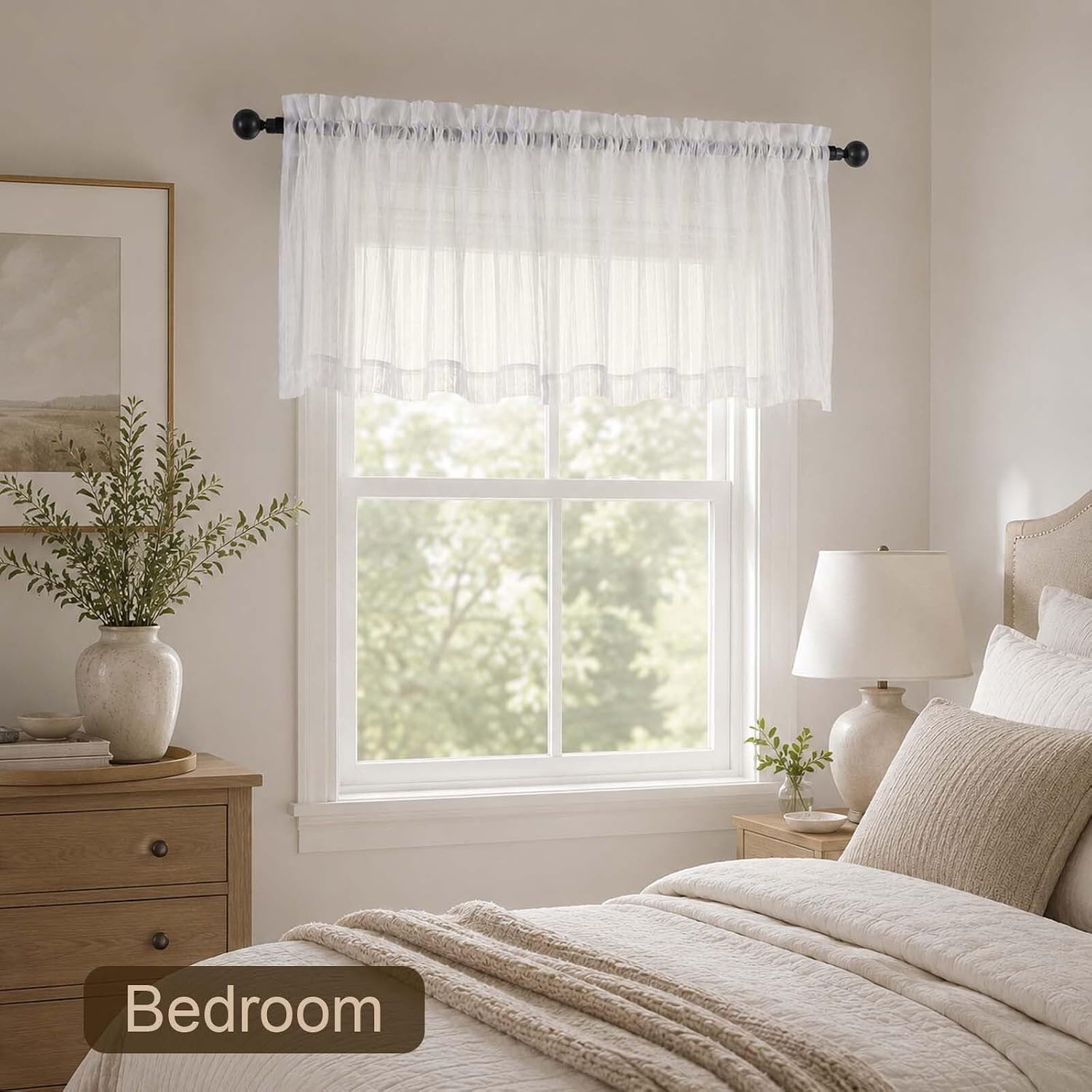 Detalle 1 de Ebesto Window Valances, 52 x 14 Inches