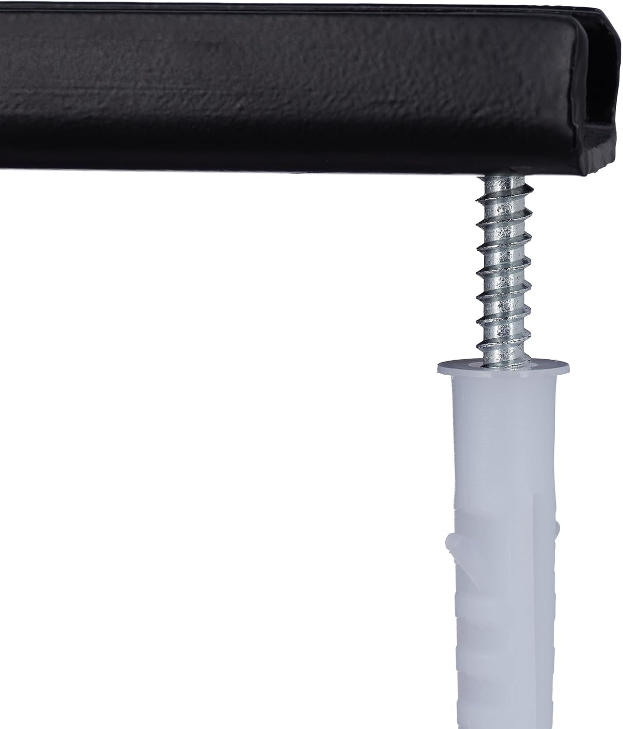 Detalle de Relaxdays Magnetic Rack 3-Piece Set, 30 cm Black Steel Knife and Tool Holder