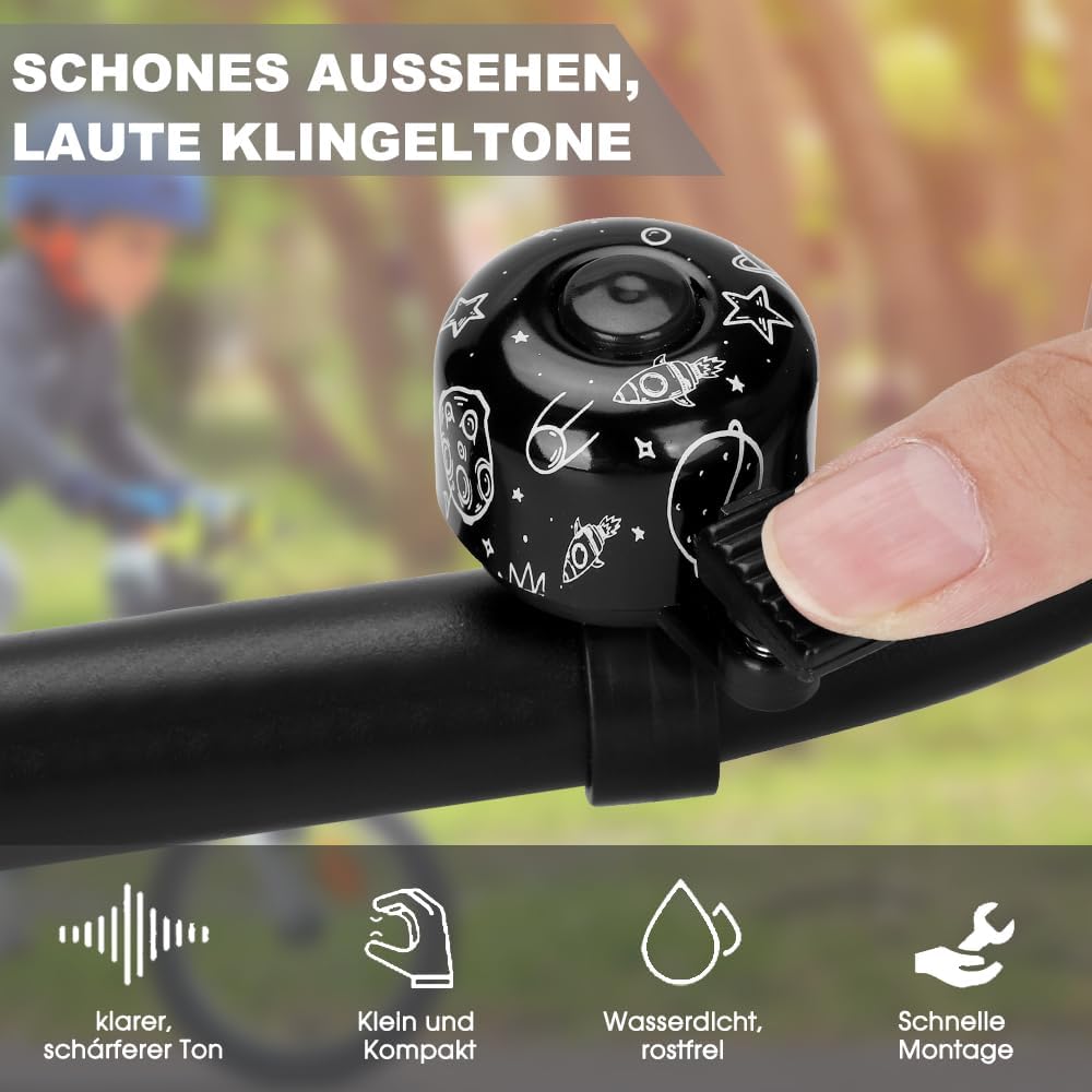 Thumbnail 4 de Kinder-Fahrradklingel 120 dB – Mini-Laut Fahrradklingel für Kinder, Jungen, Mädchen & Erwachsene