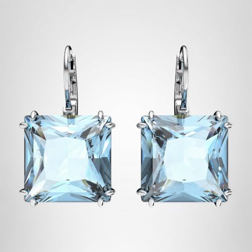 Thumbnail 3 de Swarovski Orecchini pendenti Millenia, Taglio squadrato Blu | Placcato rodio