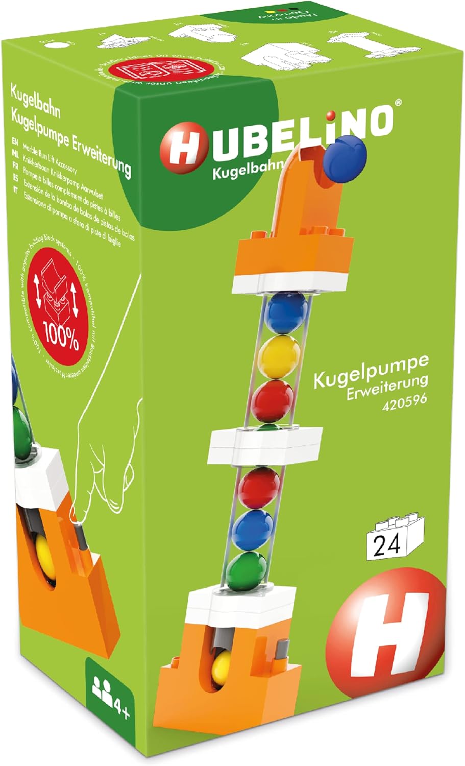 Detalle de Hubelino Kugelpumpe Erweiterung 24-teilig 🧩