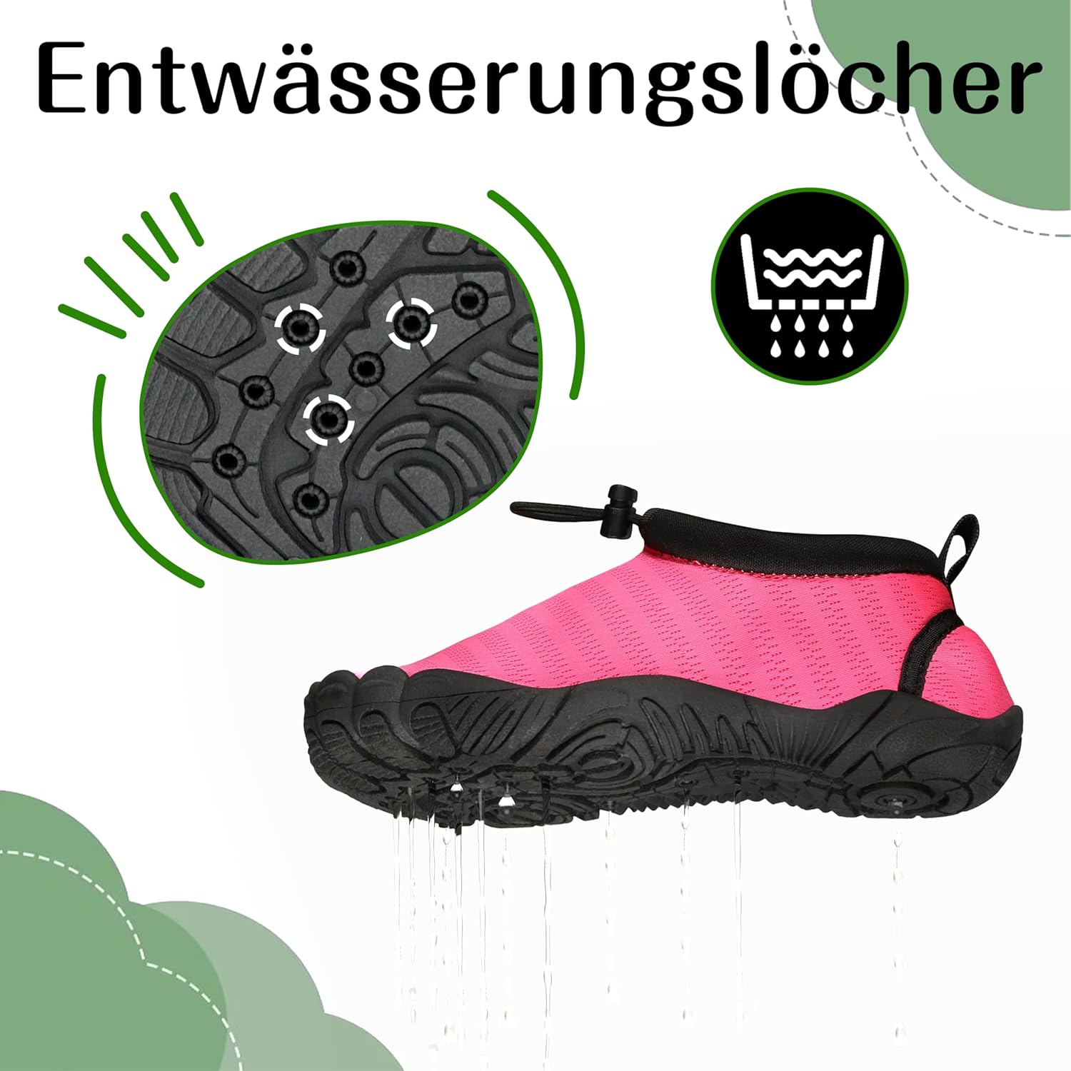 Detalle de Mishansha Schnell Trocknend Badeschuhe für Kinder