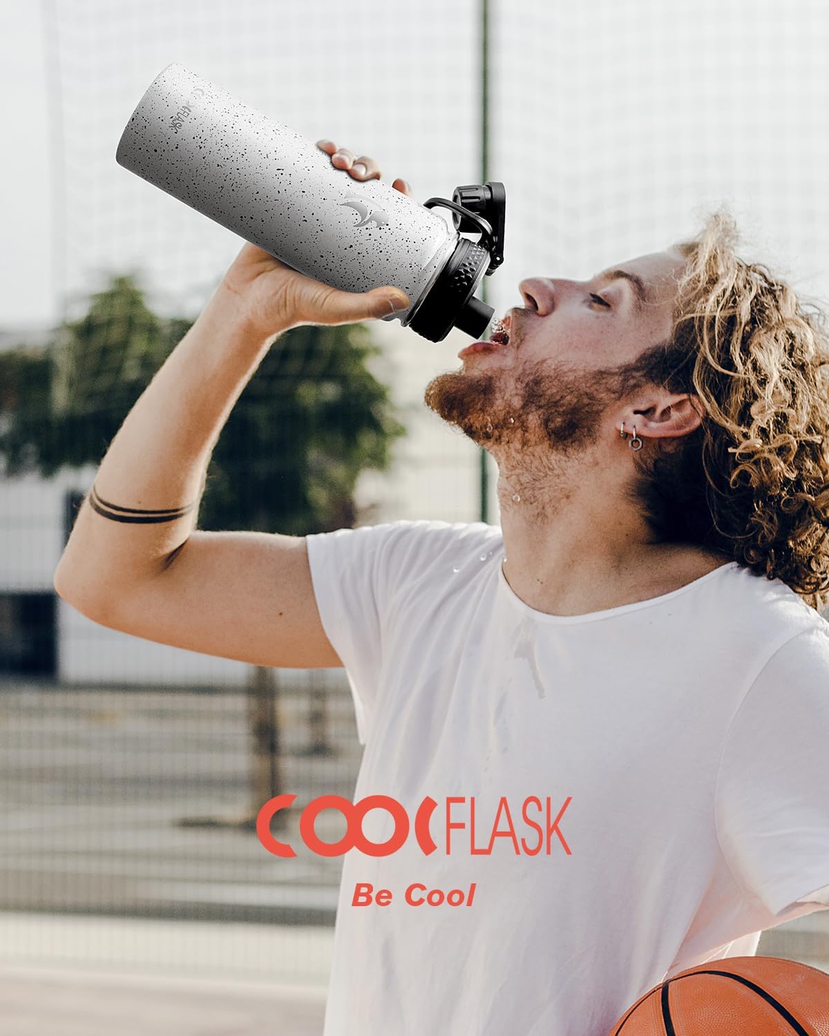 Thumbnail 5 de Coolflask Galaxy 64 oz Insulated Water Bottle